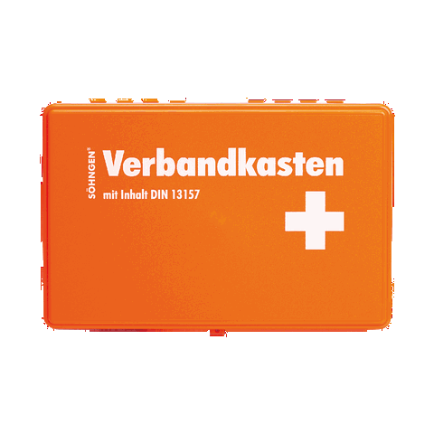 KIEL Verbandkasten leer Kunststoff orange