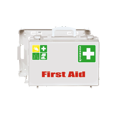 Erste Hilfe-Koffer SN-CD leer weiß Druck First Aid