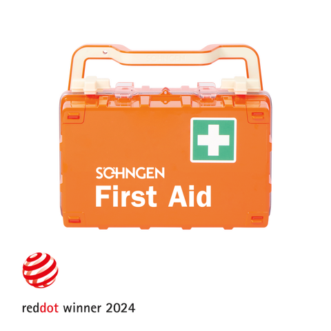 Erste-Hilfe-Koffer orange DYNAMIC-GLOW S First Aid