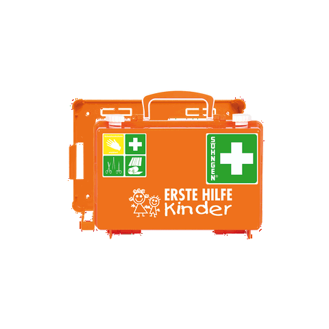 Erste-Hilfe-Koffer QUICK-CD Kombi orange KINDERGARTEN