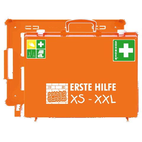 Erste-Hilfe-SCHULE XS-XXL MT-CD orange