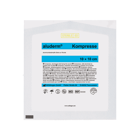 aluderm® Kompresse einzeln 10 x 10 cm