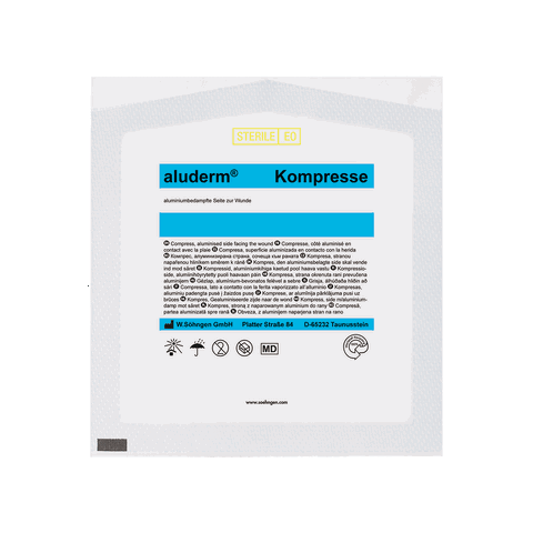 aluderm® Kompresse einzeln 7,5 x 7,5 cm