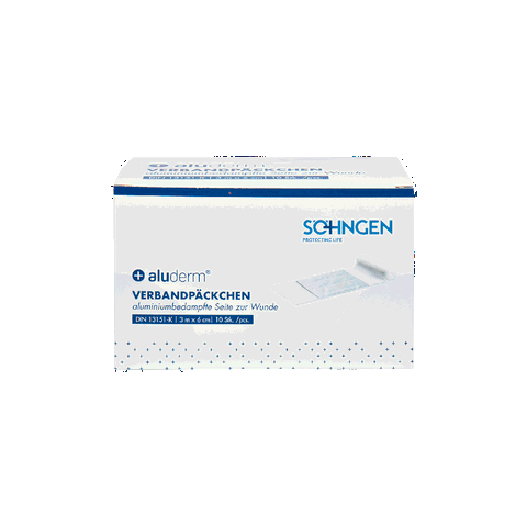 aluderm® Verbandpäckchen klein Verpackungseinheit 10 St.