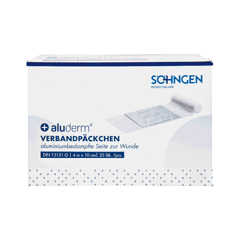 aluderm® Verbandpäckchen groß Verpackungseinheit 25 St.