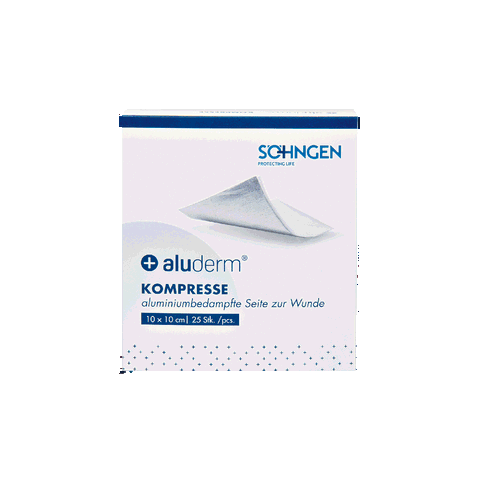 aluderm® Kompresse 10x10 cm Verpackungseinheit 25 St.