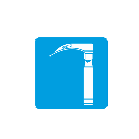 Piktogramm einzeln 33 x 33mm Intubation