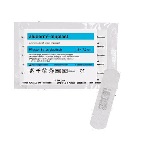 aluderm®-aluplast elastisch Strips 1,9 x 7,2 cm  10 Stück