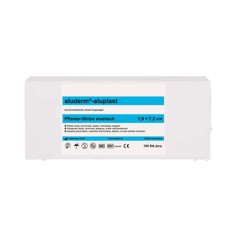 aluderm®-aluplast elastisch Strips 1,9 x 7,2 cm  100 Stück