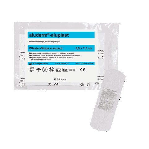 aluderm®-aluplast elastisch Strips 2,5 x 7,2 cm  10 Stück