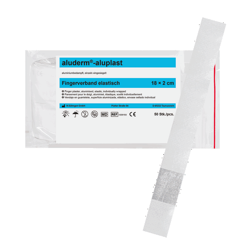 aluderm®-aluplast elastisch Fingerverband 18 x 2 cm 50 Stück