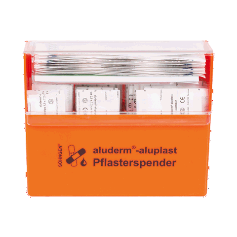 Pflasterspender aluderm®-aluplast gefüllt