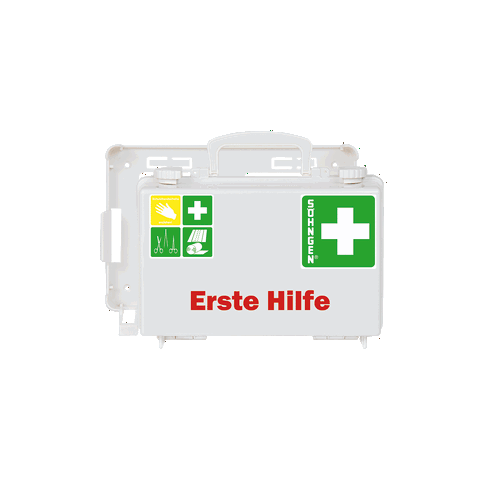 Erste-Hilfe-Koffer QUICK-CD weiss mit Füllung Standard DIN 13157