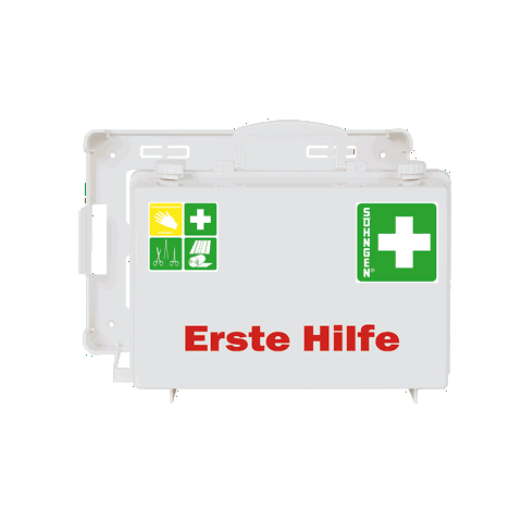 Erste-Hilfe-Koffer SN-CD weiss mit Füllung Standard ERW DIN 13157