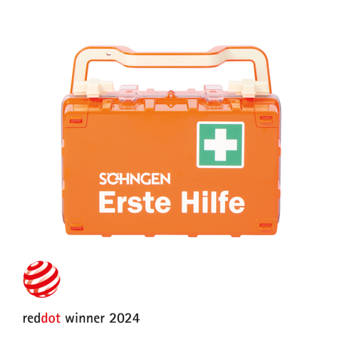 Erste-Hilfe-Koffer orange DYNAMIC-GLOW S Standard DIN 13157