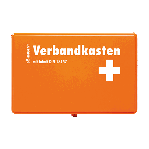 Verbandkasten KIEL KU-orange mit Füllung Standard DIN 13157