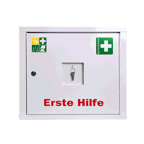 Verbandschrank JUNIORSAFE weiss mit Füllung Standard DIN 13157